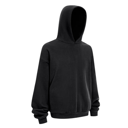 430GSM Boxy Fit Fleece Solid Color Hoodie