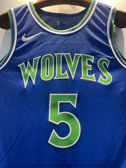 Anthony Edwards #5 Minnesota Timberwolves blue Player Edition Jersey