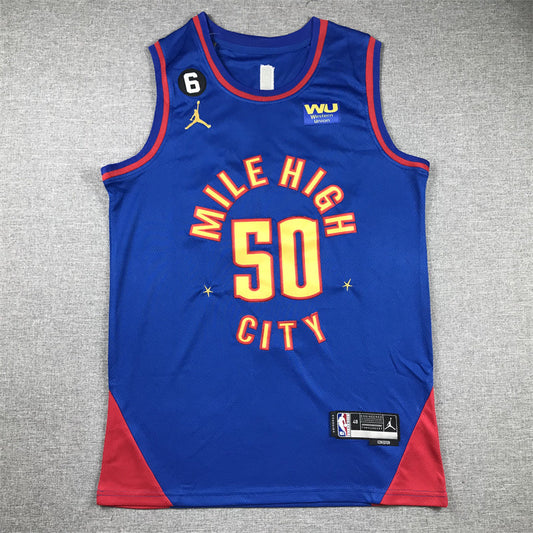 Denver Nuggets Aaron Gordon #50 2023 City Edition � Embroidered Jersey