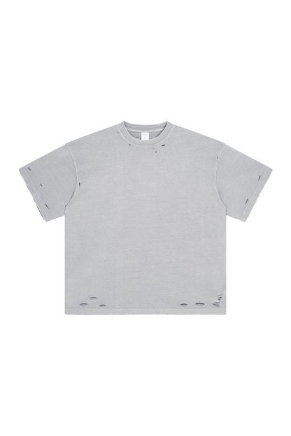 275GSM Distressed Vintage Washed Tee