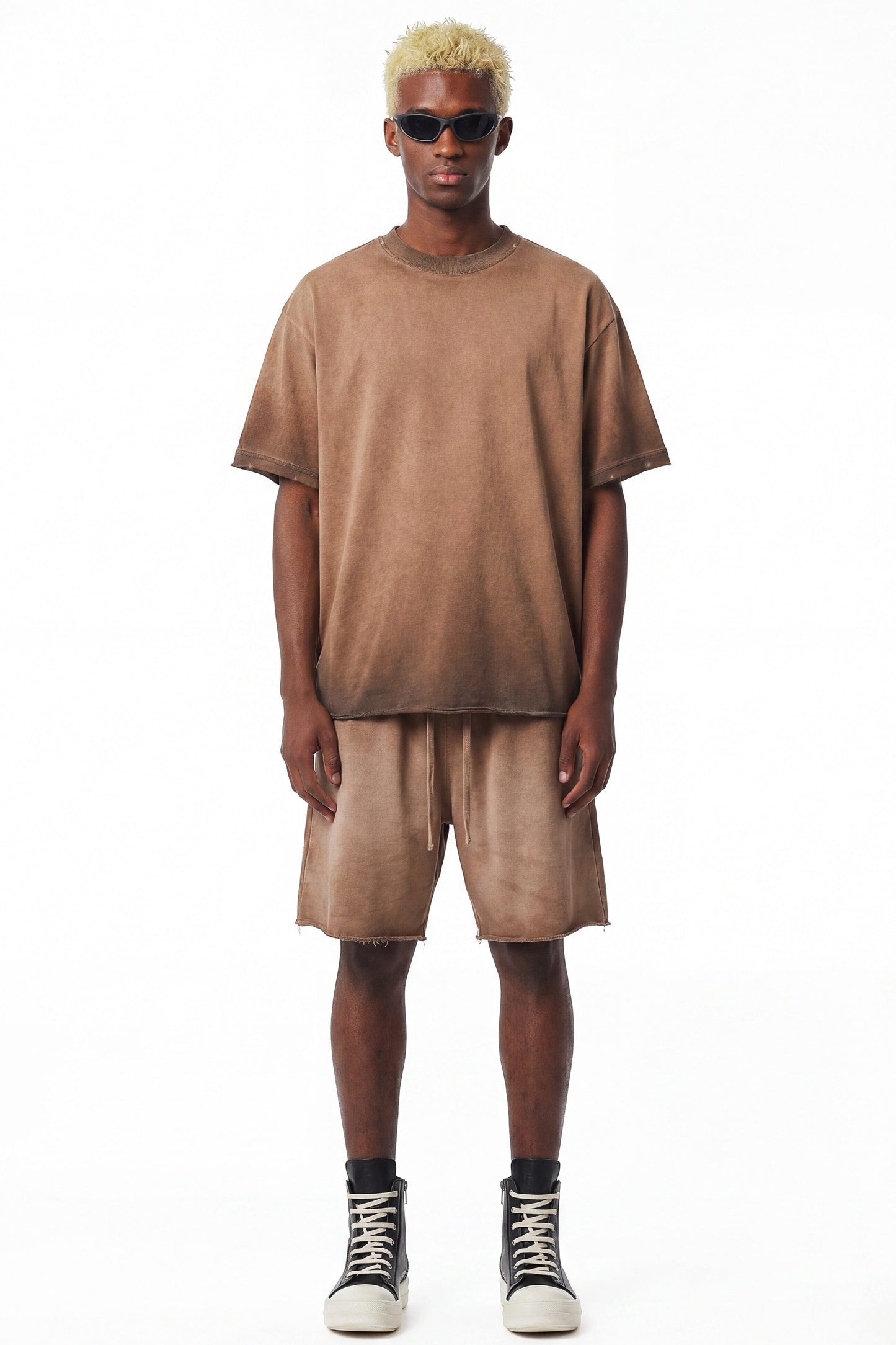 275GSM Distressed Sun Fade Tee