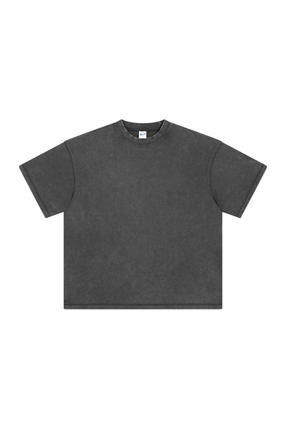 400GSM Double Stitch Washed Tee