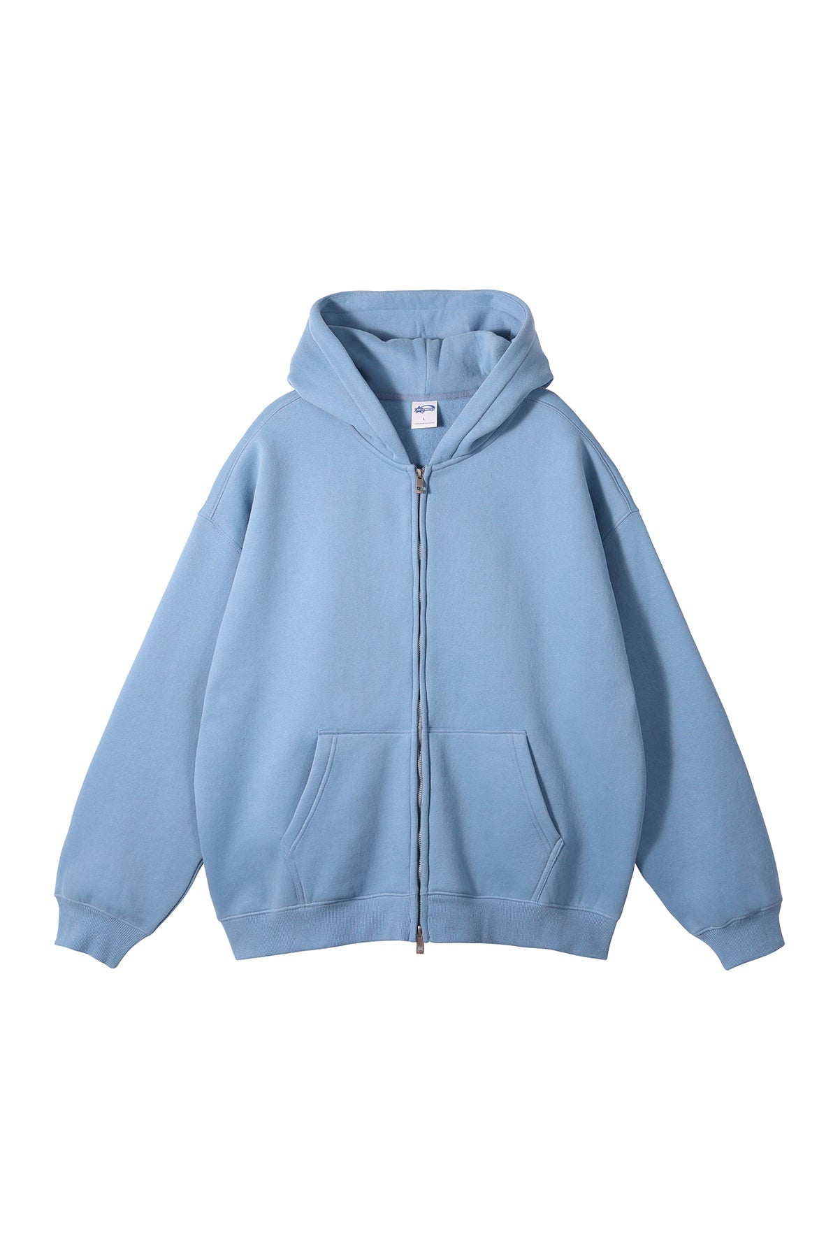 350GSM Solid Color Fleece Zipper Jacket
