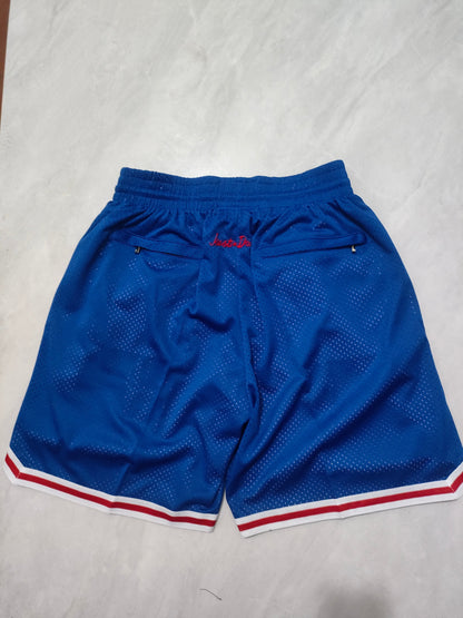 Philadelphia 76ers Blue Retro Pocket Shorts