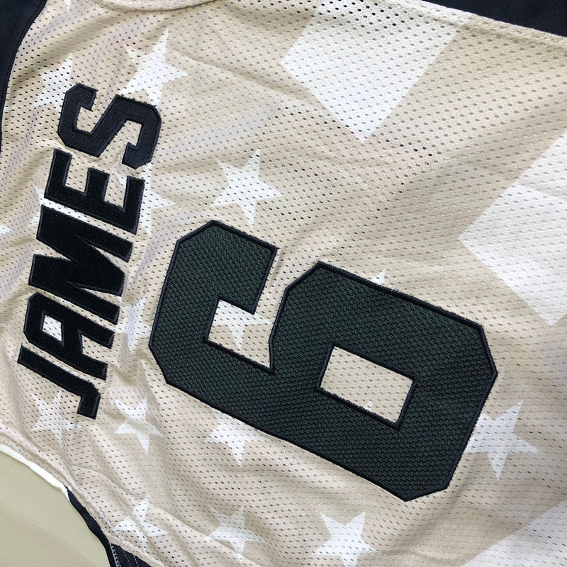 The Dream Team LeBron James #6 Throwback Jersey - Dense Embroidery