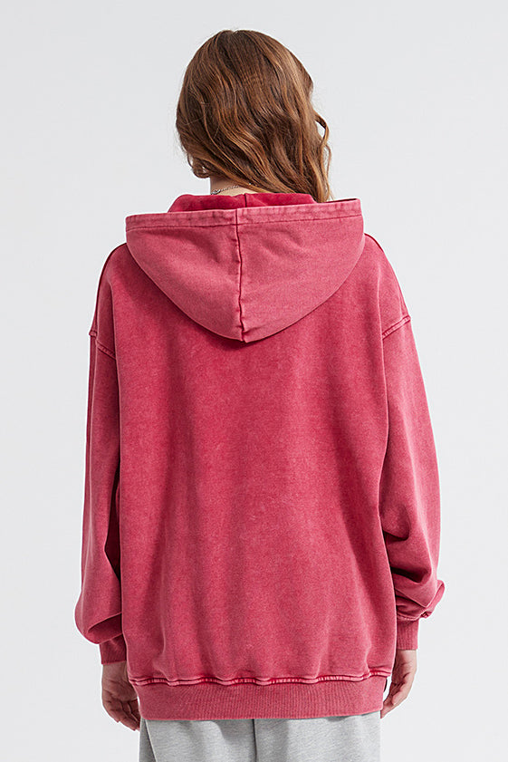 420GSM 100% Cotton Washed Vintage Hoodie