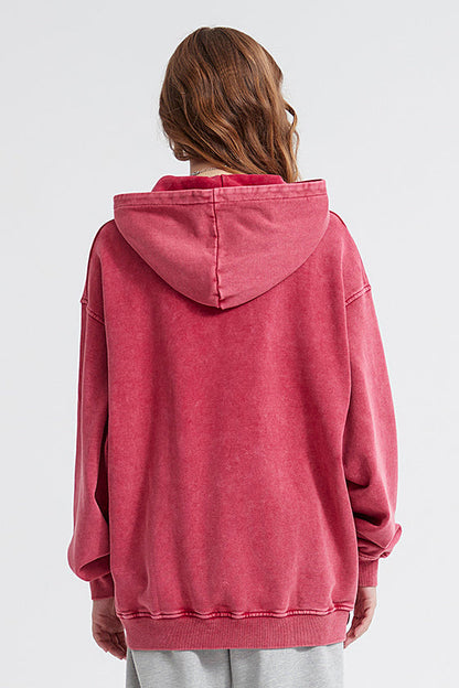 420GSM 100% Cotton Washed Vintage Hoodie