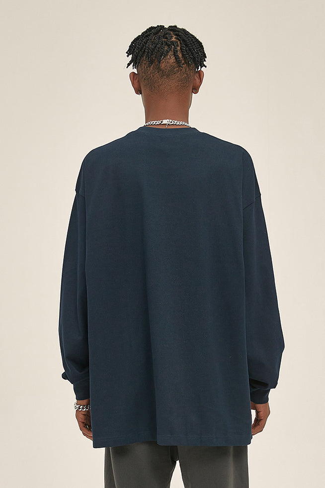 305GSM Oversized Long Sleeve Crew