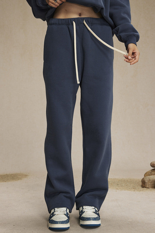 350GSM Relaxed Solid Color Sweatpants