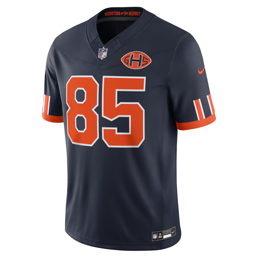 Men's Cole Kmet Chicago Bears #85 Rivalries Collection Limited Jersey