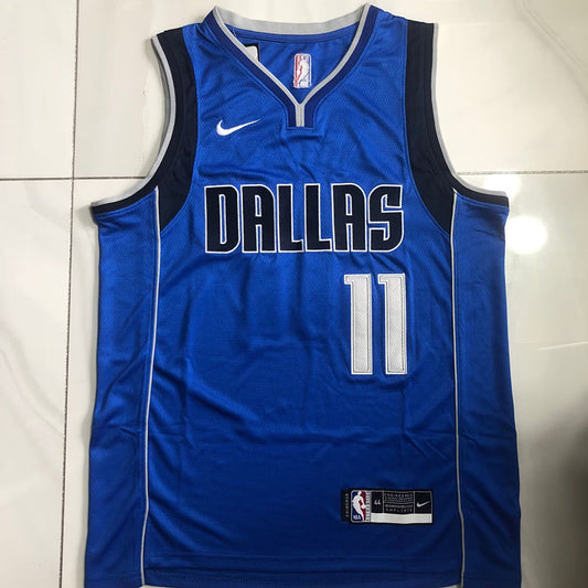 Dallas Mavericks Kyrie Irving #11 blue Throwback Jersey - Dense Embroidery