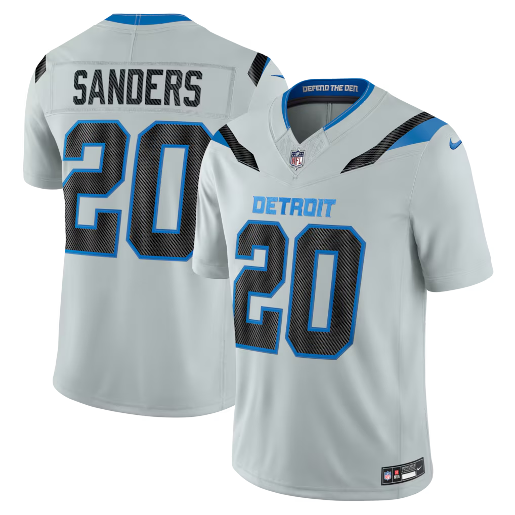 Men's Barry Sanders #20 Detroit Lions 2026 Rivalries Collection Limited Jersey