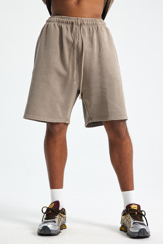 420GSM Pigment Dyed Washed Short