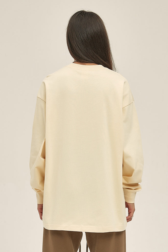 305GSM Oversized Long Sleeve Crew