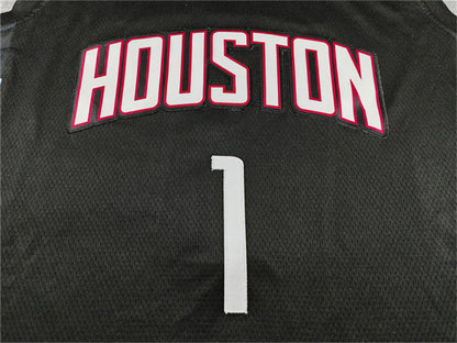 Houston Rockets Amen Thompson #1 City Edition Swingman Jersey - Embroidered