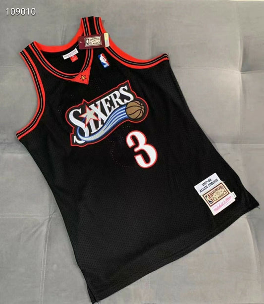 Allen Iverson Philadelphia 76ers Throwback Jersey