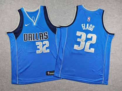 Youth Cooper Flagg Dallas Mavericks #32 Embroidered  Jersey
