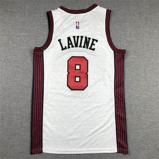 Chicago Bulls Zach LaVine #8 2023 City Edition Swingman Jersey � Embroidered