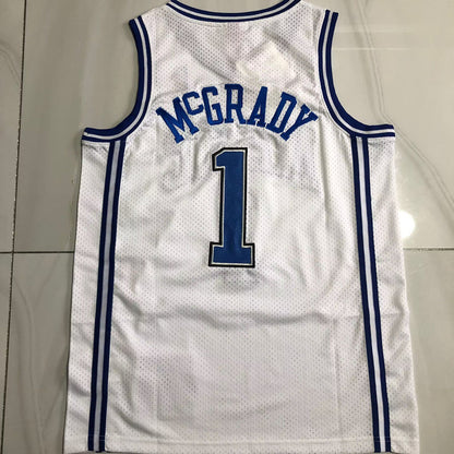 Orlando Magic Tracy McGrady #1 white Throwback Jersey - Dense Embroidery