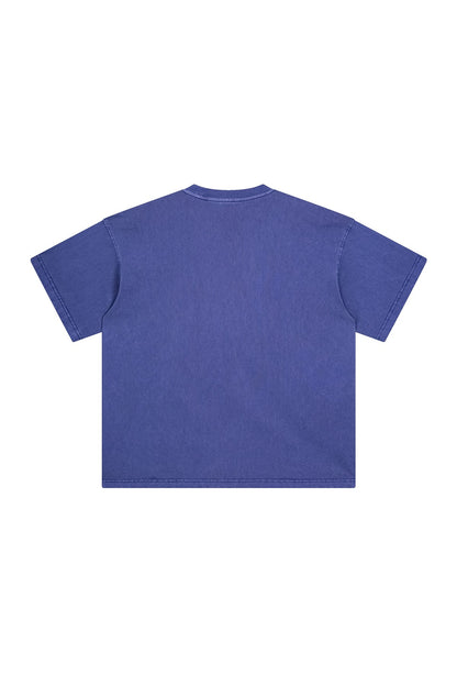 250GSM Pigment Dyed Washed Tee