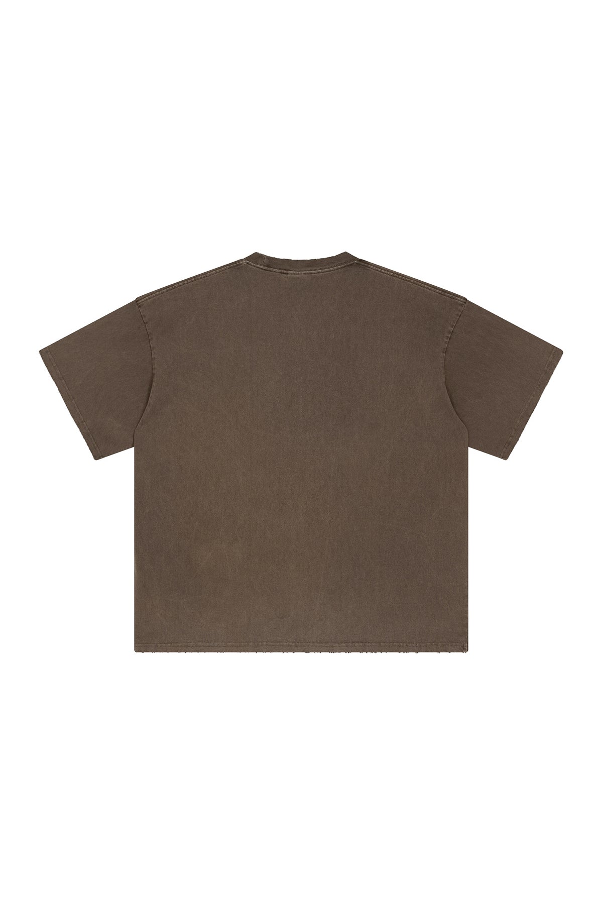 250GSM Distressed Pigment Dyed Washed Tee