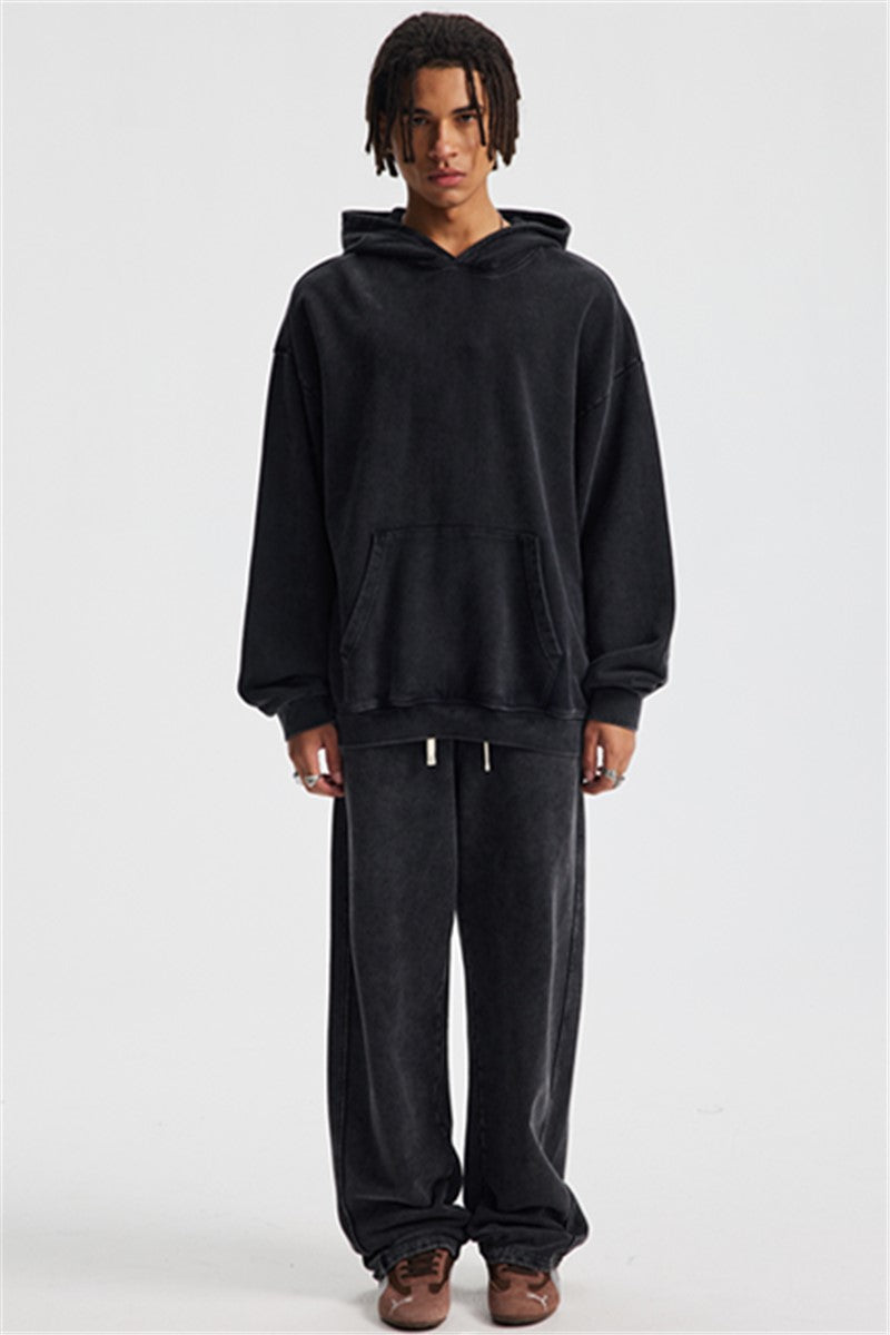 430GSM Boxy Fit Washed Hoodie