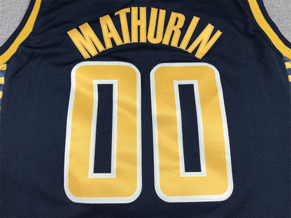 Indiana Pacers Bennedict Mathurin #00 City Edition Swingman Jersey - Embroidered
