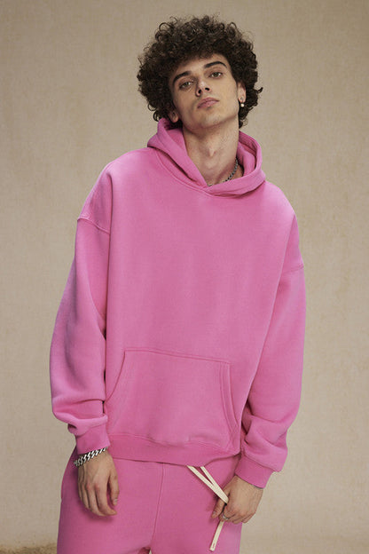 350GSM Fleece Solid Color Hoodie