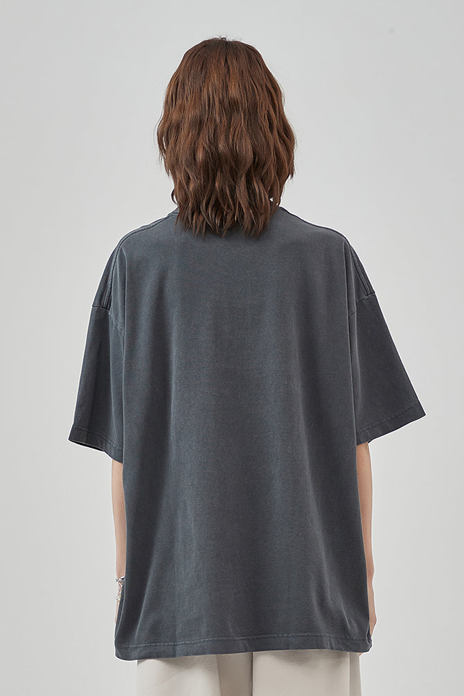 275GSM Pigment Dyed Vintage Tee