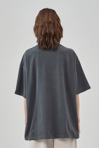 275GSM Pigment Dyed Vintage Tee