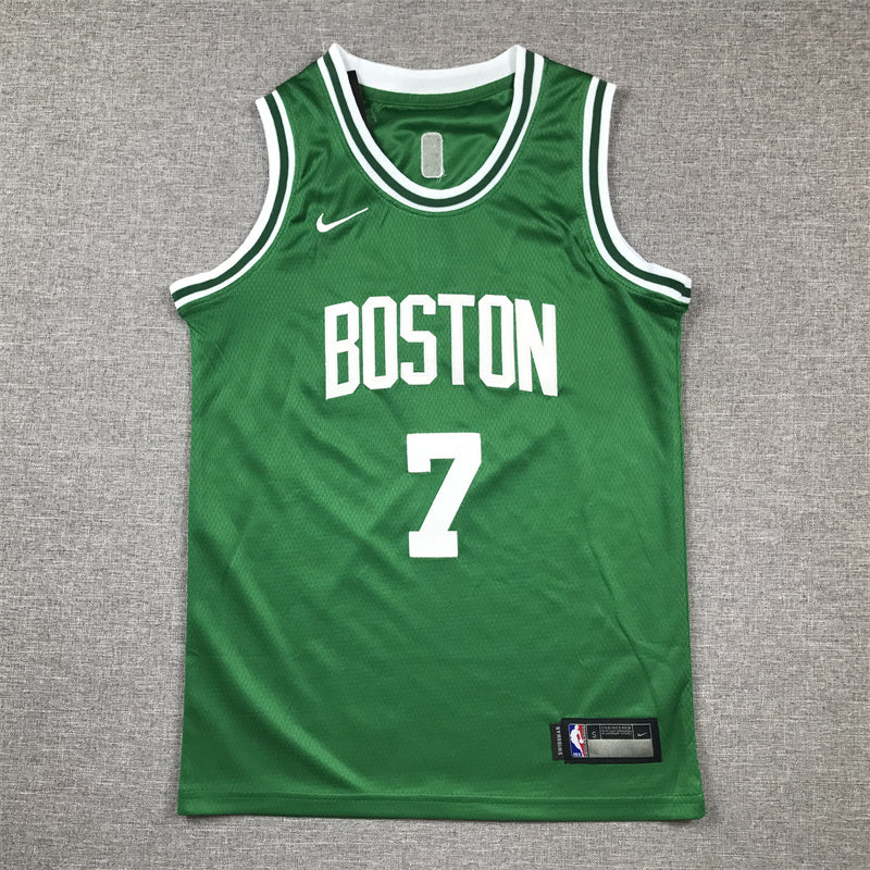 Youth Jaylen Brown Boston Celtics #7 Embroidered Jersey