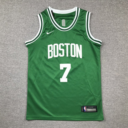 Youth Jaylen Brown Boston Celtics #7 Embroidered Jersey