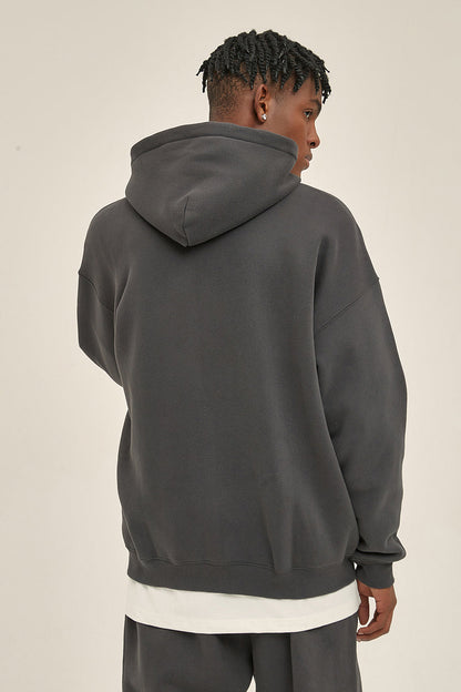 350GSM Solid Color Fleece Zipper Jacket