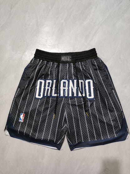 Orlando Magic 2023 Black Striped Pocket Shorts
