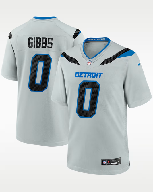 Men's Jahmyr Gibbs #0 Detroit Lions Rivalries Collection Limited Jersey