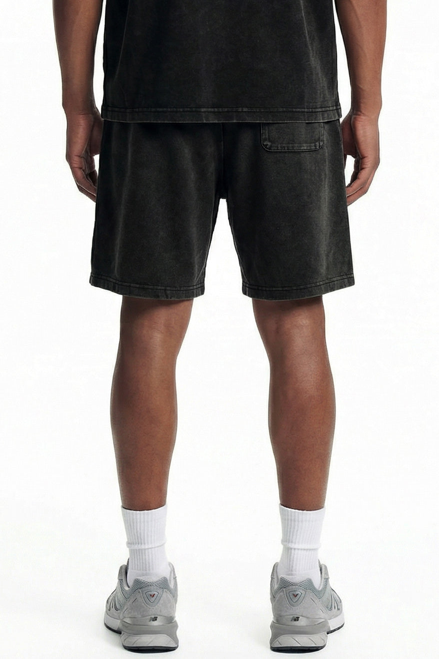305GSM Splicing Washed Shorts