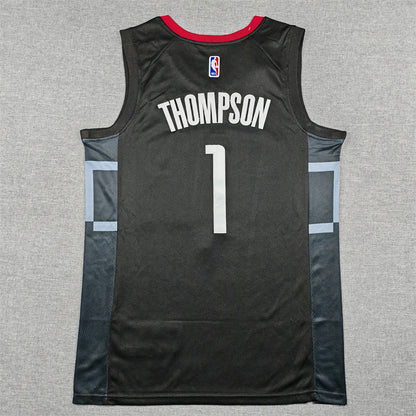 Houston Rockets Amen Thompson #1 City Edition Swingman Jersey - Embroidered