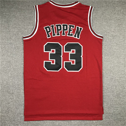 Chicago Bulls Scottie Pippen #33 1997-98 Throwback ― Embroidered