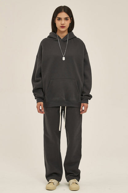 350GSM Fleece Solid Color Hoodie