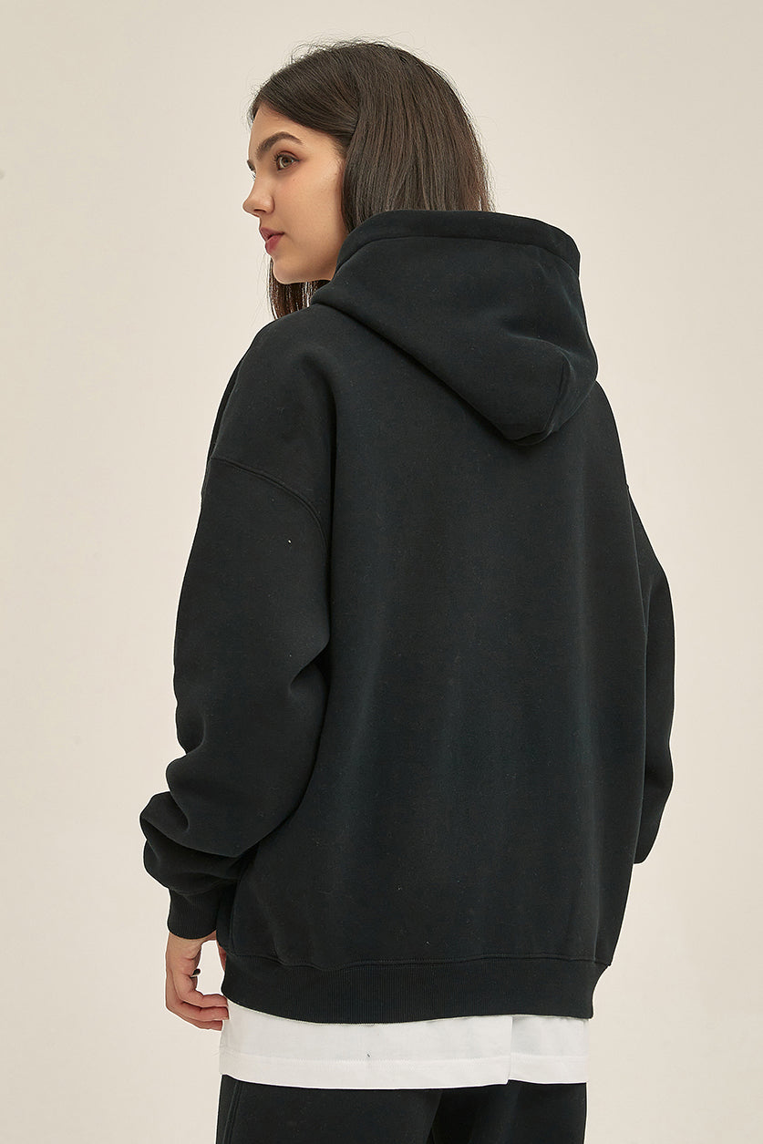 350GSM Solid Color Fleece Zipper Jacket