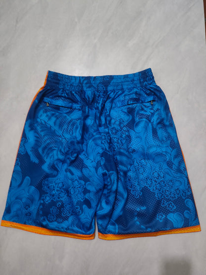 New York Knicks Blue Tiger Year Limited Edition Pocket Shorts