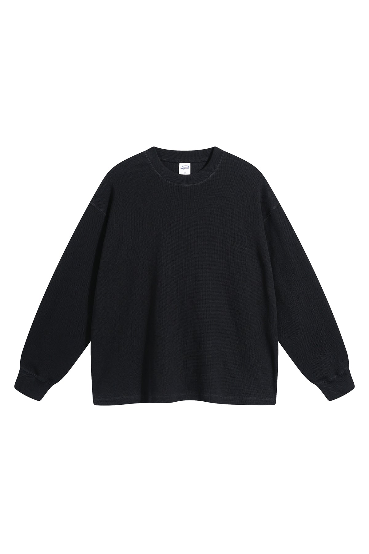 330GSM Waffle Material Long Sleeve Crew
