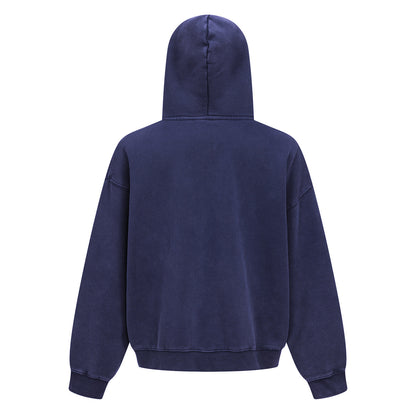 370GSM Pigment Dyed Fleece Boxy Hoodie