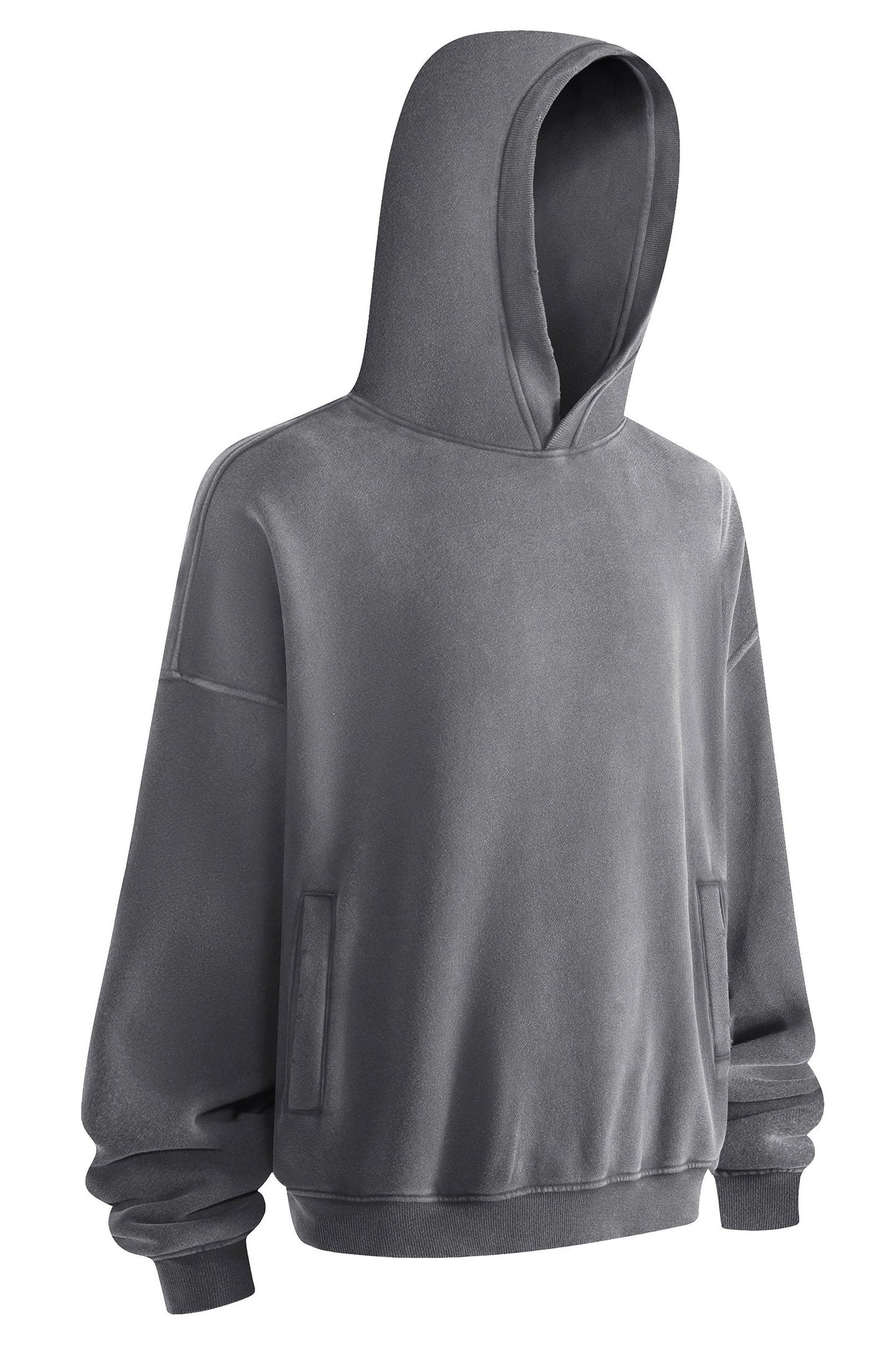 370GSM Boxy Fit Pigment Dyed Washed Hoodie