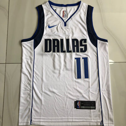 Dallas Mavericks Kyrie Irving #11 white Throwback Jersey - Dense Embroidery