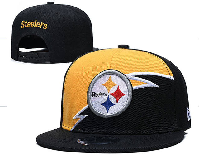Pittsburgh Steelers Black Snapback Cap