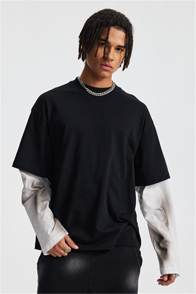 275GSM Washed Double Layer Long Sleeve