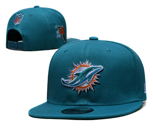 Miami Dolphins Teal Snapback Cap
