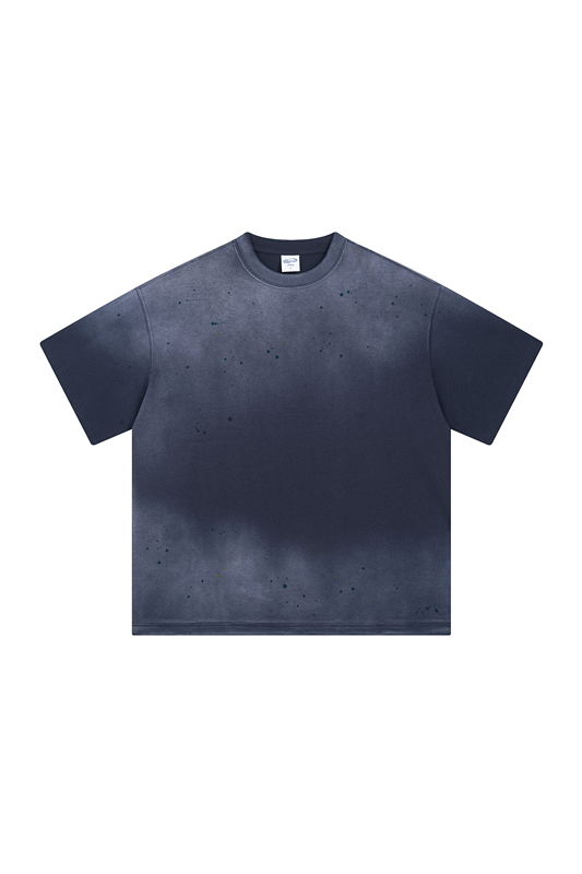 275GSM Ink Spray Washed Tee