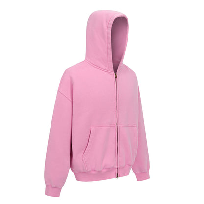 370GSM Pigment Dyed Fleece Boxy Hoodie